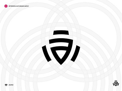 Aero art design line logo mark minimal minimalism simplicity stroke symbol