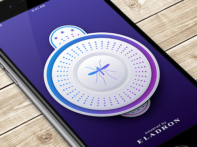 Repulse+ Redesign app dark design gradient interface ios launch mosquito sound ui