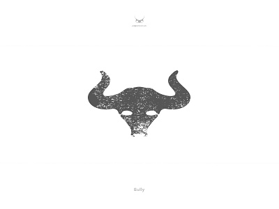 Bully animal brand branding bull cow horn identity illustration logo mark minimal ox symbol vector