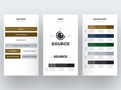 Source Guideline app branding button chart charts color guide guideline iphone logo palette source