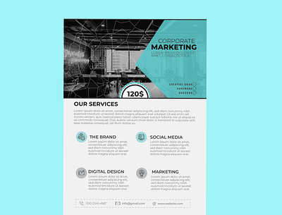 Corporate flyer business business flyer corporate creative flyer flyer template fold information marketing flyer multipurpose multipurpose flyer print template product professional promotion simple template