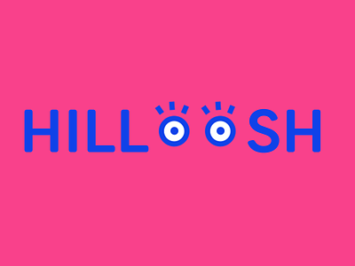 Hilloosh barnding brand brand identity branding color design eyes fashion kids logo shop store stuffstudio typography