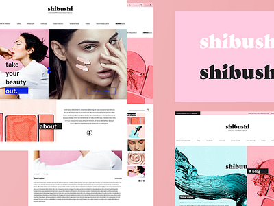 shibushi beauty brand brand identity branding color cosmetic creative design ecommerce fashion logo shop stuffstudio visual