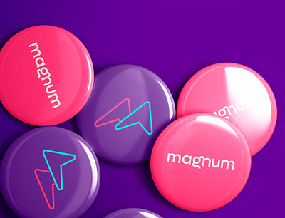 Agência Magnum agency branding brand design branding futurism identitydesign logo logodesign logotype