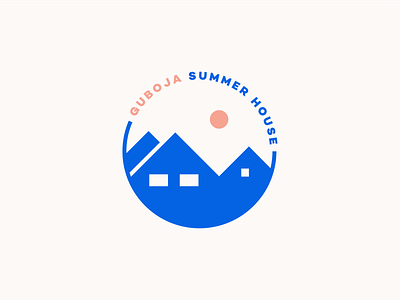Guboja design dunes house logo roof summer sun