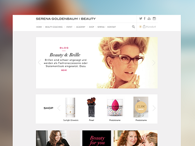 Beauty Webdesign - Rejected beauty design rejected webdesign