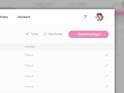 Organize Friends app cta friends german germany made with invision marry web webapp wedding