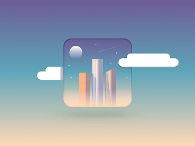 Day 005: App Icon app icon city illustration sketch sketchapp town townsy