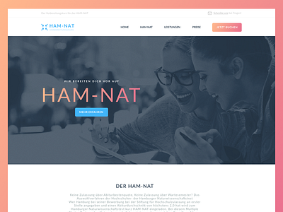 HAM NAT design education germany hamburg school shot website