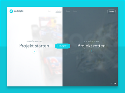 Learning Cases cases codelight design developer germany portfolio ui webdesign work