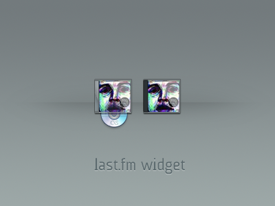 last.fm Widget design music widget wordpress