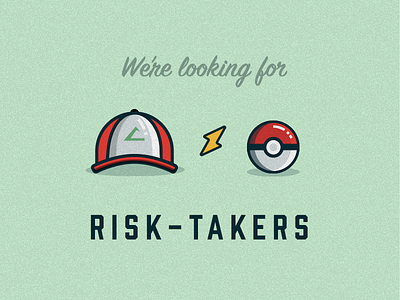 We're looking for designers! career designer germany job pokemon ui ux