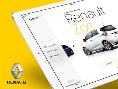 Updated: Renault App app car design desiign germany hamburg interaction interface ios ipad renault sketch ui