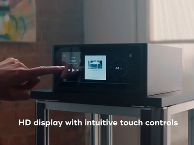 NAD M10 Amplifier UI/UX ad amplifier interaction interface luxury music sonos spotify ux
