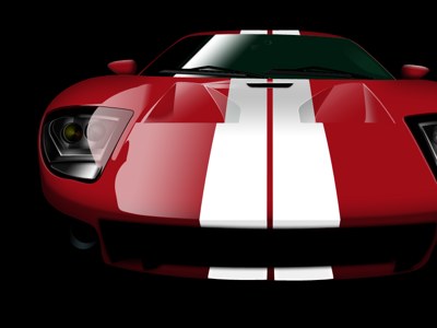2005 Ford GT car ford glossy gt photorealistic photoshop