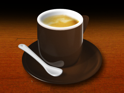 Espresso Finish graphic icon illustrator photoshop wood