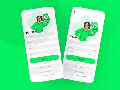 FITBUD- Sign up & Sign in design fitness illustration fitness sign up fitness sign up screen illustration product design ui uiux ux web application