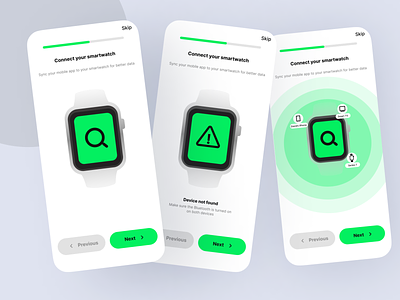 Connect Smartwatch by Awodiya Olatunbosun on Dribbble