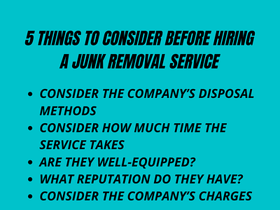 5 THINGS TO CONSIDER BEFORE HIRING A JUNK REMOVAL SERVICE gutter cleaning junk removal