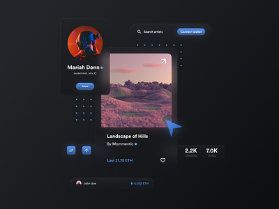 NFT App - Glassmorphism glassmorph glassmorphism nft app glassmorphism nft glassmorph nft glassmorphism ui glassmorph ui inspiration glassmorphism ui kit ui nft glassmorph uiux glassmorphism