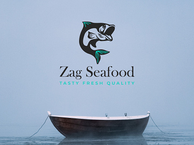 Seafish Logo Design brand design brand identity branding design fashion design fish fishery icon logo r letter r logo r mark