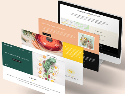 Mimi's Kitchen design ui ux web webdesign