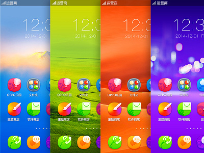 Brand new COLOR OS theme for OPPO