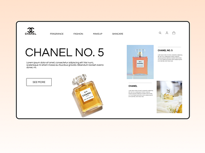 Chanel - landing page