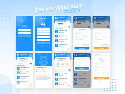 Journal App design ui ux