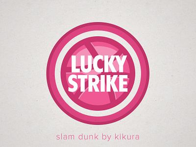 Lucky Strike draft dribbble invite lucky strike slam dunk