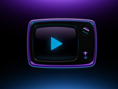Pur Pur Retro Tv Icon belarus glass icon play retro screen tv