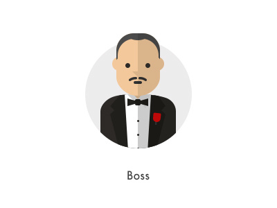 How should they look like: Boss boss character circule corleone flat godfather how they looks icon jazzpixels mafia vito