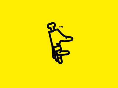 Fors Logo branding cloth f logo yellow