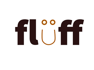 fluff logo branding design logo