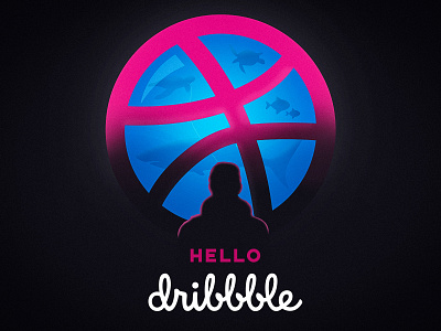 Hello dribbble ! design dribbble dribbble invite firstshot flat illustration minimal vector