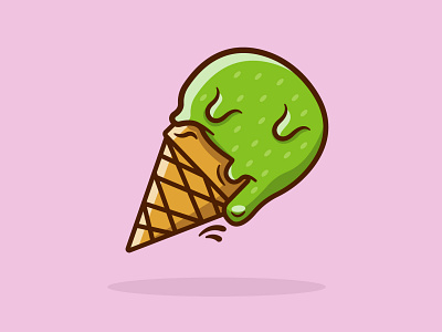 Ice Cream Illustration! design food icecream illustration illustrator minimal tasty treat vector