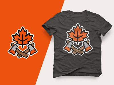 Jolly Loggers Tree Service Branding apparel brand branding canada design dribbble leaf logo logo design logotype lumberjack mockup tree tshirt vector