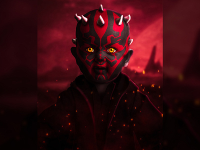 Baby Darth Maul 👿 art baby child darthmaul force jedi lightsaber manipulation photoshop photoshop art sith starwars