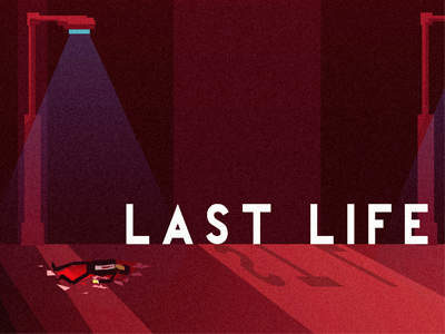 Last Life fan art illustration indie games last life poster