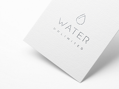 LOGO branding clean logo modern water