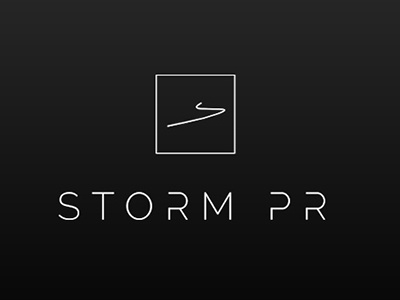Storm logo branding logo modern pr sleek