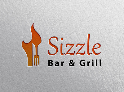 sizzle logo barbecue bbq bbq logo dailylogochallenge fire fire logo flame flame logo flames fork and knife grill restaurant restaurant sizzle sizzling steak steakhouse