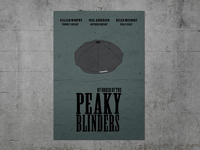 Peaky Blinders - Poster illustration peaky blinders poster poster design typography vector