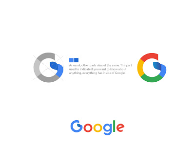 Google icon - Redesign Concept by LizaX™. app app design application branding creative creative design creativelogo creativelogodesign google design icon logo redesign concept redesign google redesign. redesigned technology