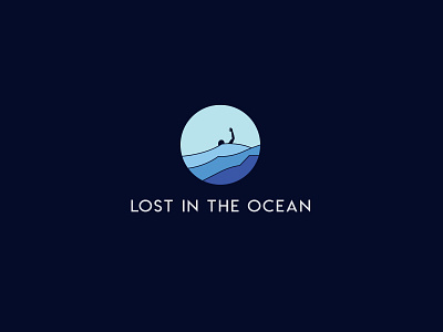 LOST IN THE OCEAN branding creative design logo