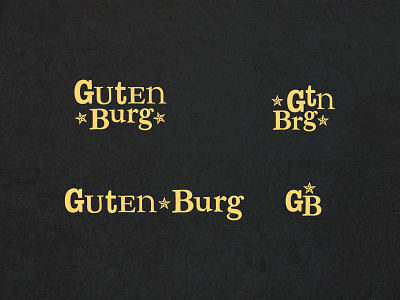 GutenBurg Logotype brand design branding burguer graphic design hamburguer hamburgueria identidade visual logo logotipo logotype visual identity