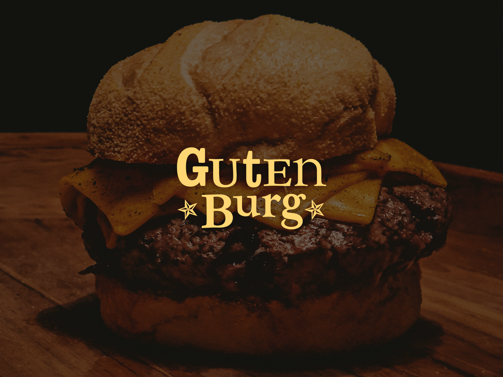 GutenBurg Logo Typ burger hamburger