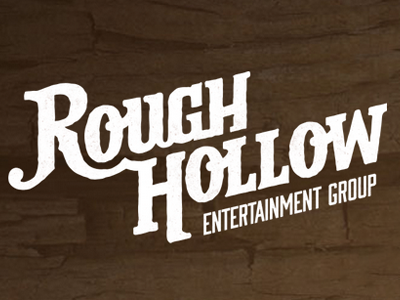 Rough Hollow logo hand lettered handmade lettering logo logotype rustic vintage