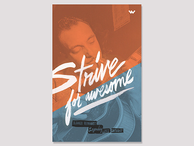 Strive for Awesome poster