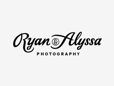 Ryan and Alyssa Photography logotype